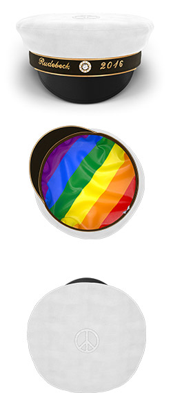 Här är vår studentguide för att beskriva hur man beställer sin mössa. Mössan är vår HBTQ-mössa.